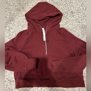 Lululemon 1/2 zip oversized scuba M/L